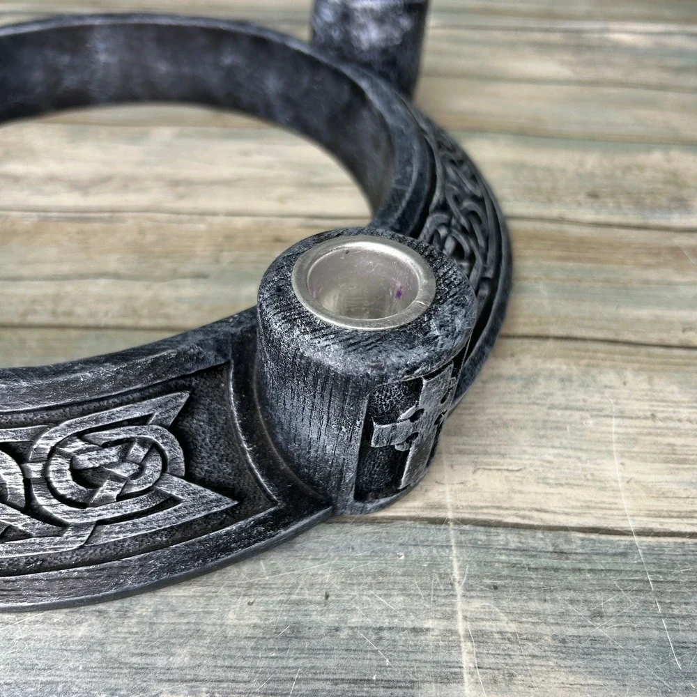 Celtic Knot Candle Holder Advent Wreath Abbey Press Irish Holiday Wedding